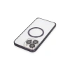 Joko İphone 14 Pro Kılıf Metal Bumper Magneticsafe Kapak - Derin Mor