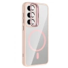 Joko Samsung Galaxy S25 Remim Lensli Magsafe Standlı Kapak - Pembe