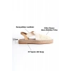 Kadın Bej Espadril Ayakkabı TR19MY01C