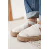 Kadın Beyaz Espadril Ayakkabı TR19MY01B