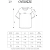 kadın Bisiklet Yaka Baskılı Oversize T-Shirt - Beyaz