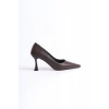 Kadın Mat Acı Kahve Stiletto TR08MS27L