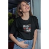 Kadın Özel Baskılı Modern Fit %100 Pamuk Bisiklet Yaka T-Shirt