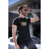 Kadın Özel Baskılı Modern Fit %100 Pamuk Bisiklet Yaka T-Shirt