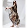 Kadın Rahat Kesim Şifon Kimono - Leopar