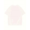 Kadın T-shirt Eğlenceli Harf NY Baskılı Bisiklet Yaka Tişört - Beyaz