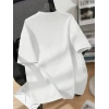Kadın T-Shirt Kısa Kollu, Umrumda Değil Baskılı tişört - Beyaz