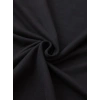 Kadın Tişört Shut Up Baskılı Kısa Kol Bisiklet Yaka T-Shirt - Siyah