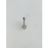 Kalp Detaylı Göbek Piercing