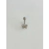Kelebek Detaylı Göbek Piercing