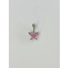 Kelebek Detaylı Göbek Piercing