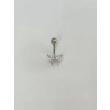 Kelebek Detaylı Göbek Piercing