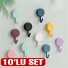 Kendinden Yapışkanlı Renkli Duvar Askısı (10LU SET)