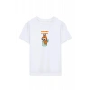Kız Labubu Çocuk Baskılı T-Shirt - Beyaz