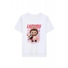 Kız Labubu Çocuk Baskılı T-Shirt - Beyaz