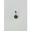 Mistik Topaz Taşlı Göbek Piercing
