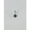 Mistik Topaz Taşlı Göbek Piercing