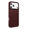 Newface Apple İphone 18 Pro Auto Focus Karbon Kapak - Bordo