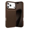 Newface Apple İphone 18 Pro Max Auto Focus Karbon Kapak - Kahverengi