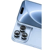 Newface Apple İphone 18 Pro Max Raze Metal Kamera Lens - Açık Mavi
