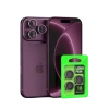 Newface Apple İphone 18 Pro Max Raze Metal Kamera Lens - Bordo