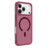 Newface Apple İphone 18 Pro Pc Real Magsafe Kapak - Bordo