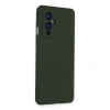 One Plus 9 Kılıf Nano İçi Kadife Silikon - Koyu Yeşil