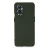 One Plus 9 Pro Kılıf Nano İçi Kadife Silikon - Koyu Yeşil