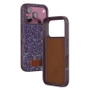 Onegif Apple İphone 18 Pro Max Bright Simli Kapak - Bordo