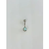 Opal Taşlı Göbek Piercıng