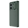Oppo A3 Kılıf Auto Focus Karbon Kapak - Koyu Yeşil