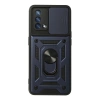 Oppo A74 4g Kılıf Pars Lens Yüzüklü Silikon - Lacivert