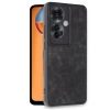 Oppo Reno 11f Kılıf Aras Deri Kapak - Siyah