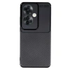 Oppo Reno 11f Kılıf Auto Focus Karbon Kapak - Siyah