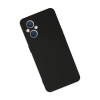 Oppo Reno 7 Lite Kılıf Nano İçi Kadife Silikon - Siyah