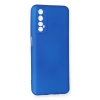 Realme 7 Kılıf First Silikon - Mavi