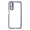 Realme 7 Kılıf Miami Şeffaf Silikon - Gri