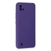 Realme C11 2021 Kılıf Nano İçi Kadife Silikon - Mor
