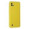 Realme C11 2021 Kılıf Nano İçi Kadife Silikon - Sarı