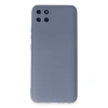 Realme C11 Kılıf Nano İçi Kadife Silikon - Gri