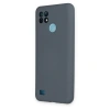 Realme C21 Kılıf Nano İçi Kadife Silikon - Gri