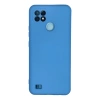 Realme C21 Kılıf Nano İçi Kadife Silikon - Mavi
