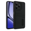 Realme Note 50 4g Kılıf Sara Kartvizitli Deri Kılıf - Siyah