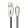 S53 Led Işıklı Micro Usb Kablo 1m 3a - Siyah