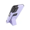 Samsung Galaxy A03s Kılıf Mega Standlı Silikon - Lila