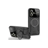 Samsung Galaxy A06 Kılıf Joy Lens Standlı Kapak - Siyah