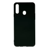 Samsung Galaxy A20s Kılıf Nano İçi Kadife Silikon - Siyah