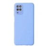 Samsung Galaxy A22 Kılıf Lansman Glass Kapak - Mavi