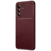 Samsung Galaxy A26 Kılıf Auto Focus Karbon Kapak - Bordo