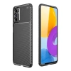Samsung Galaxy M52 5g Kılıf Auto Focus Karbon Kapak - Siyah